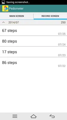 Pedometer - Health Pedo android App screenshot 2